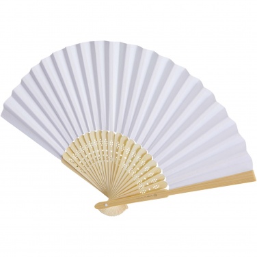Logo trade promotional giveaways image of: Carmen hand fan